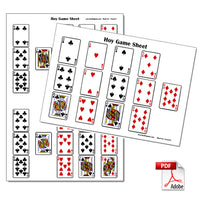13 Card Hoy Game Sheets - Digital Version